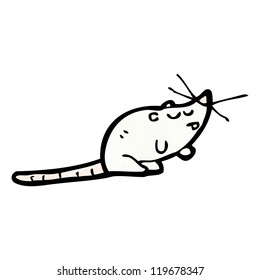 little white mouse cartoon