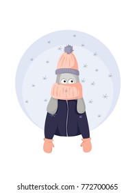 Little winter rabbit