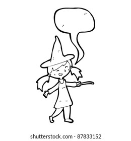 little witch cartoon