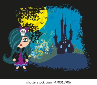 little witch in night 