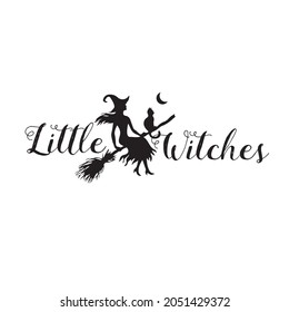 Little witches vector t shirt design