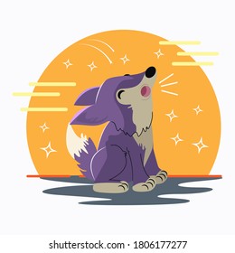 Little wolf design vector illustration