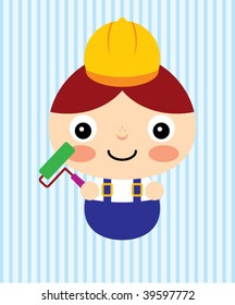 little worker greeting