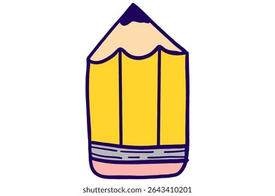 A Little Yellow Pencil Stickers