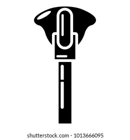 Little zip icon. Simple illustration of little zip vector icon for web