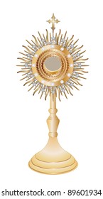 liturgical vessel gold monstrance