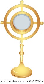 liturgical vessel gold monstrance