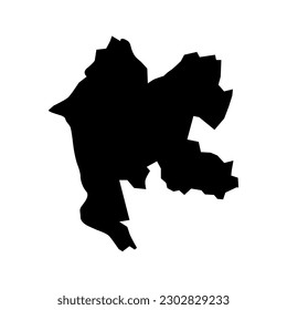 Livani Municipality map, administrative division of Latvia. Vector illustration.