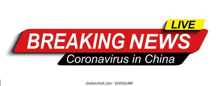 Live Breaking News about Coronavirus Stamp MERS-Cov. 2019-nСoV is a concept of a pandemic medical health risk with dangerous cells in the Middle East respiratory syndrome. Vector Illustration. EPS10
