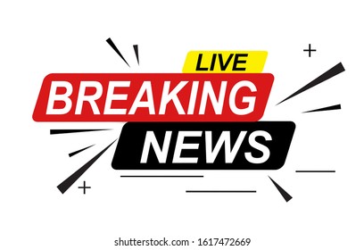 Live Breaking News Abstract Background Vector Illustration EPS10