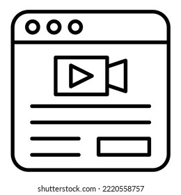 Live Broadcast icon vector image. Can also be used for web apps, mobile apps and print media.