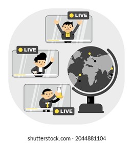 Live broadcasts from around the world