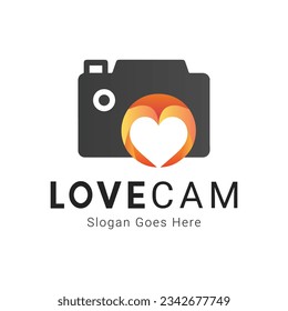 Live Cam Chat Logo Design Love Cam Logotype