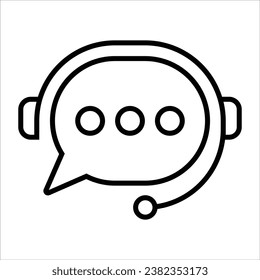 live chat, Help and support icon