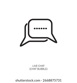 Live Chat Icon Design einfach