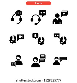 live chat icon isolated sign symbol vector illustration - Collection of high quality black style vector icons
