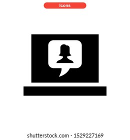 live chat icon isolated sign symbol vector illustration - high quality black style vector icons
