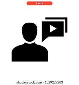 live chat icon isolated sign symbol vector illustration - high quality black style vector icons
