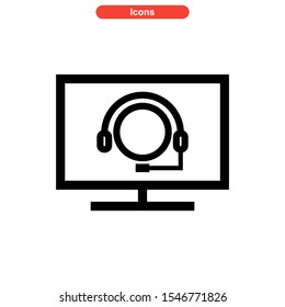 live chat icon isolated sign symbol vector illustration - high quality black style vector icons
