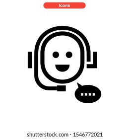 live chat icon isolated sign symbol vector illustration - high quality black style vector icons
