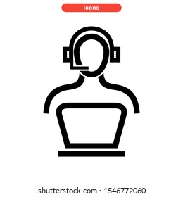 live chat icon isolated sign symbol vector illustration - high quality black style vector icons
