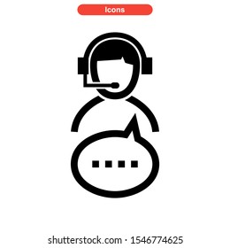 live chat icon isolated sign symbol vector illustration - high quality black style vector icons
