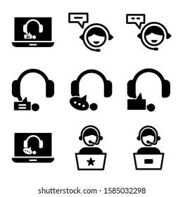 live chat icon isolated sign symbol vector illustration - Collection of high quality black style vector icons
