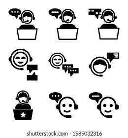 live chat icon isolated sign symbol vector illustration - Collection of high quality black style vector icons
