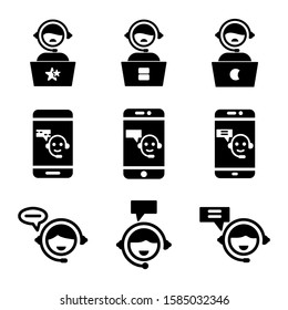 live chat icon isolated sign symbol vector illustration - Collection of high quality black style vector icons
