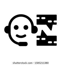 live chat icon isolated sign symbol vector illustration - high quality black style vector icons
