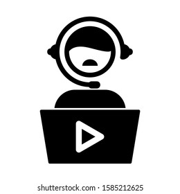 live chat icon isolated sign symbol vector illustration - high quality black style vector icons
