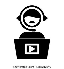 live chat icon isolated sign symbol vector illustration - high quality black style vector icons
