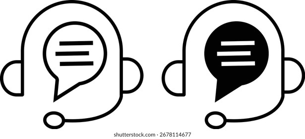 Live chat icon for support, Contact support agent button, Live chat icon technology, headset and speech bubble communication microphone symbol,
