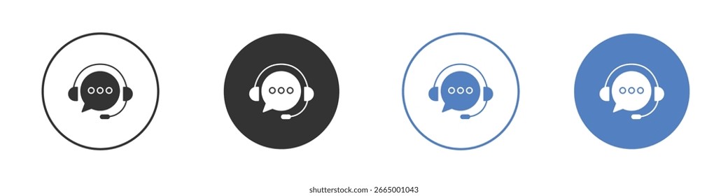 Símbolo de icono de chat en vivo. Elemento de diseño de calidad.