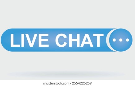 Live chat icon. vector illustration
