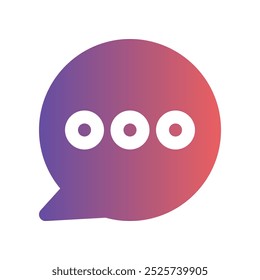 Live chat icons. with a modern design style and gradient fill colors. Suitable for websites, UI and mobile apps.