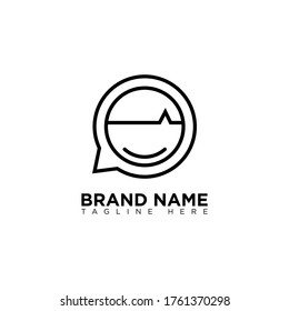 Design-Vorlage für Live-Chat-Logos	