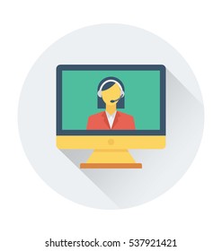 Live Chat Vector Icon 
