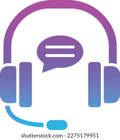 Icono vectorial de chat en vivo. Se puede usar para imprimir, móviles y aplicaciones web.