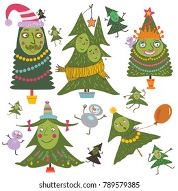Live Christmas tree set