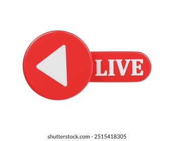 Live icon 3d render illustration