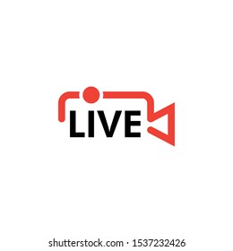Live icon design template vector isolated illustration