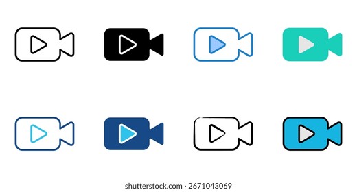 live icon set multiple style collection 
