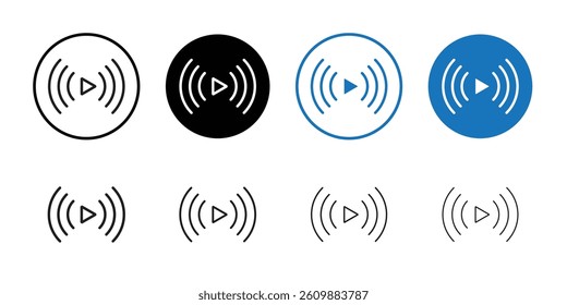 Live icon Simple thin outline