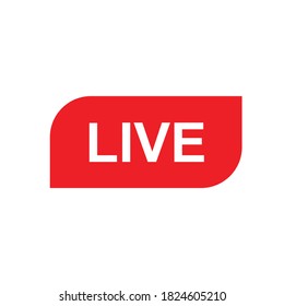 
Live icon live stream video news symbol, 
Live Stream sign, emblem, logo. Social media icon LIVE vector graphic