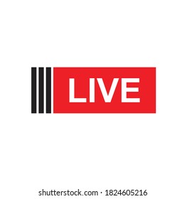 
Live icon live stream video news symbol, 
Live Stream sign, emblem, logo. Social media icon LIVE vector graphic
