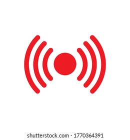 Live icon, Live streaming sign vector graphic