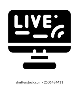 Icono en vivo con glifo de estilo
