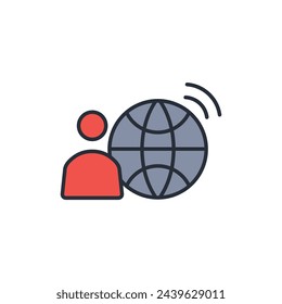 live icon. vector.Editable stroke.linear style sign for use web design,logo.Symbol illustration.