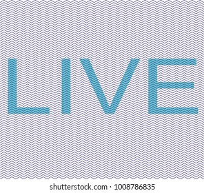 live inscription, pattern